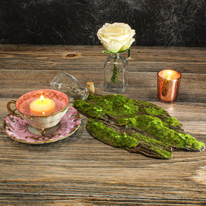 2 of 4: foam moss tree bark 14 x 6 5in