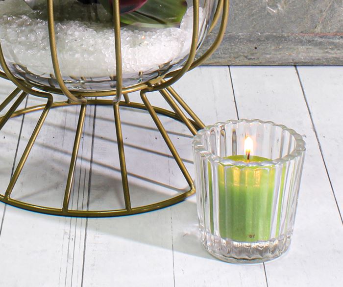 Richland Votive Candles Green Vanilla Lime Scented 10 Hour Set of 288