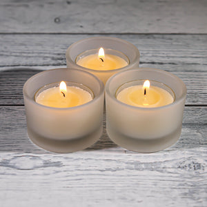 1 of 5: Richland Clear Cup Tealight Candles Ivory Vanilla Scented Set of 500