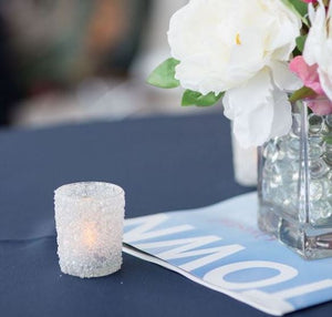 3 of 4: Richland Frosted Sparkle Votive Holder Set of 12