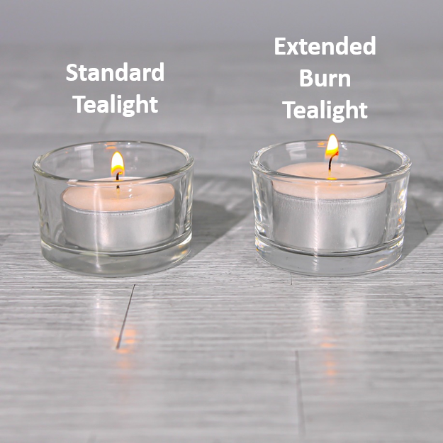 Richland Extended Burn Tealight Candles White Unscented Set of 100 - view 4