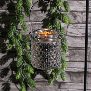 3 of 5: Eastland Hanging Mercury Patterned Holder 3.5"