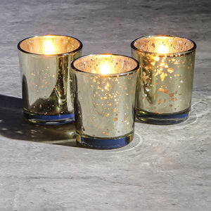 7 of 7: Richland Votive Candles & Mercury Votive Holders Set of 72