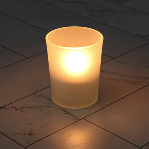 4 of 8: Eastland Grande Votive Candle Holder Frosted
