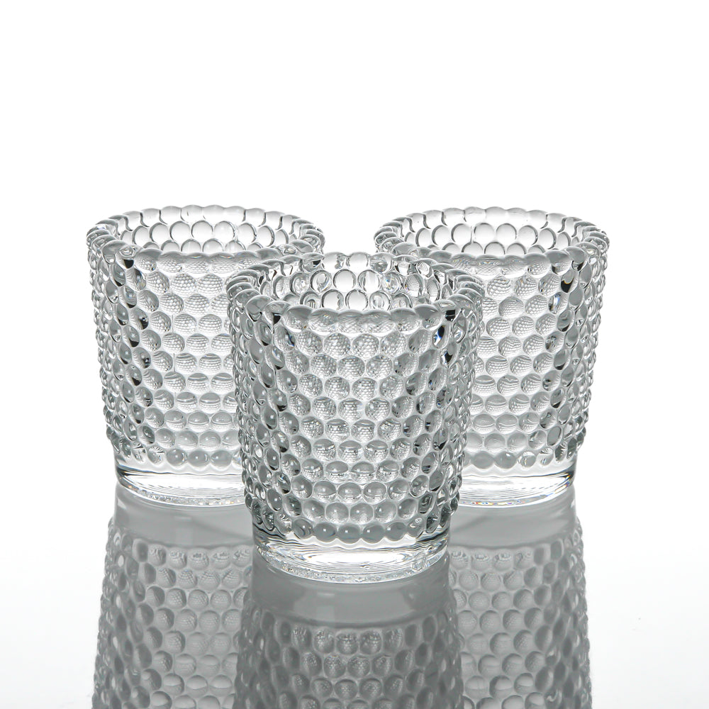 Richland Votive Holder Hobnail Clear Set of 12