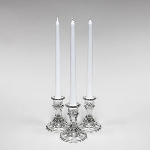 1 of 3: Richland Taper Candles 10" White