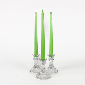 1 of 2: Richland Taper Candles 10" Green