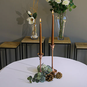 2 of 2: Richland Taper Candles 10" Brown Set of 50