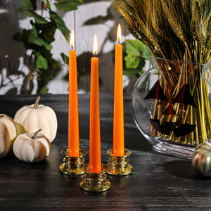 2 of 3: Richland Taper Candles 10" Orange Set of 10