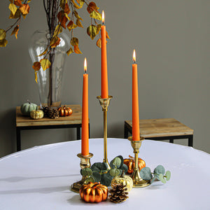 1 of 3: Richland Taper Candles 10" Orange