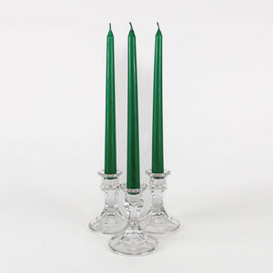 1 of 2: Richland Taper Candles 10" Dark Green
