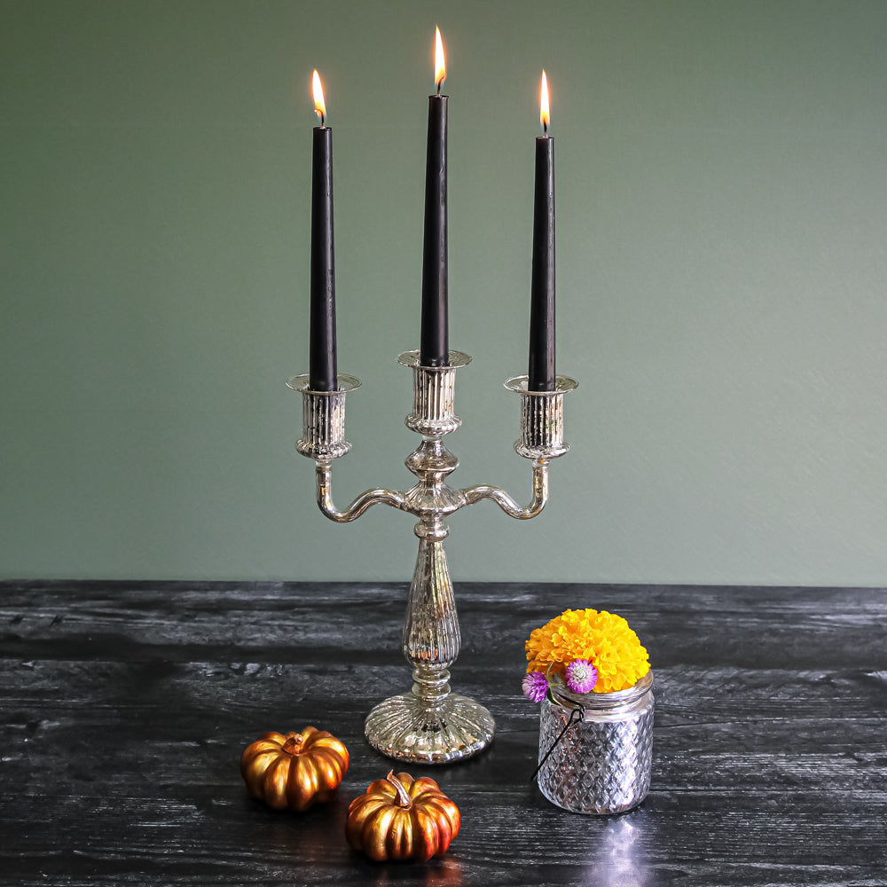 Richland Taper Candles 10" Black Set of 10 - view 2