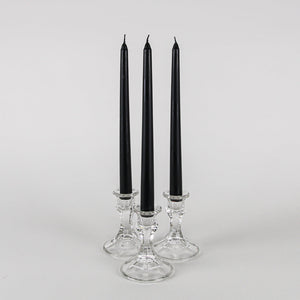 1 of 3: Richland Taper Candles 10" Black