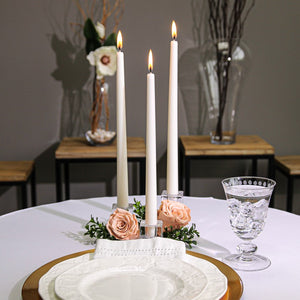 2 of 2: Richland Taper Candles 12" White Set of 50