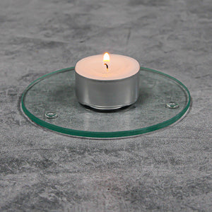 2 of 4: Richland Extended Burn Tealight Candles White Unscented Set of 400
