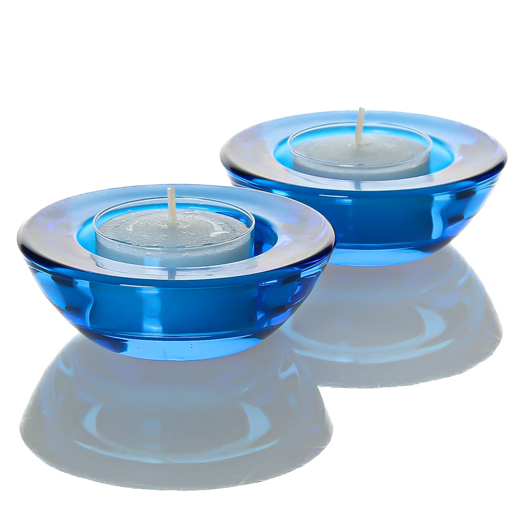 Eastland Chunky Tealight Candle Holder Blue - view 1