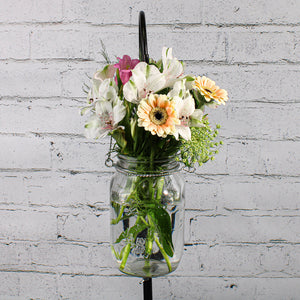 3 of 4: Eastland Large Mason Jar with Handle