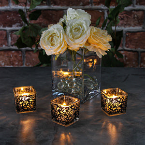 4 of 4: Eastland Square Vase 6" Set of 6