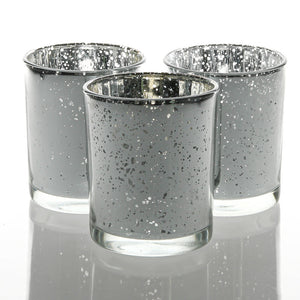 1 of 4: Richland Votive Holder Grande Silver Mercury