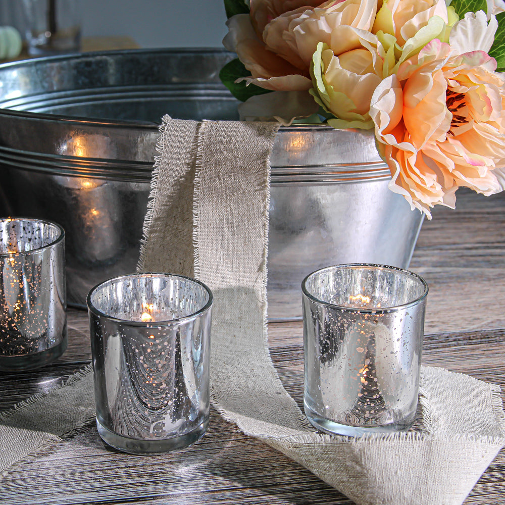 Richland Votive Holder Grande Silver Mercury - view 4