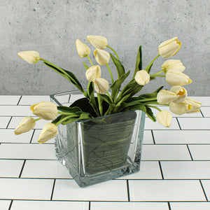 2 of 3: variegated aspidistra ti leaf floral ribbon 4in x 50 yards
