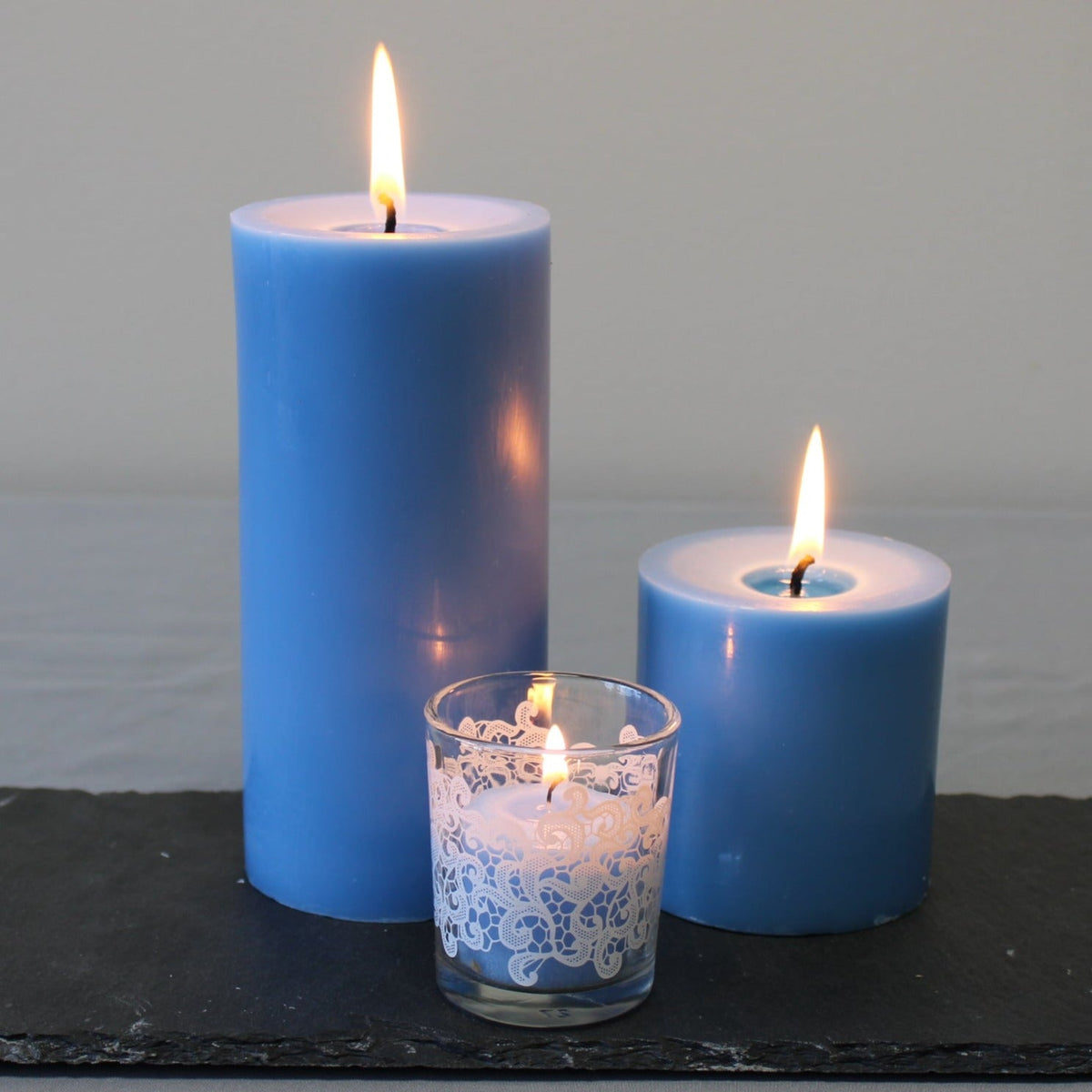 Richland Votive Candles Light Blue Ocean Breeze Scented 10 Hour Set of 72 - view 3