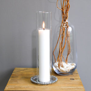 2 of 3: Richland Glass Chimney Candle Shade 2.5" x 12" Set of 36