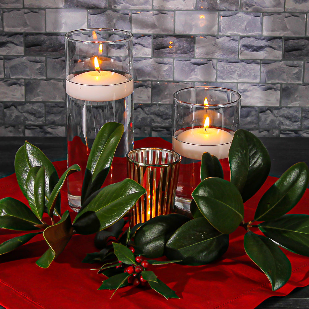 Eastland Cylinder Floating Candle Holder 3.25"x10.5" - view 2