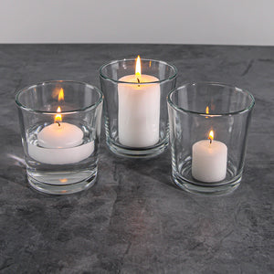 5 of 5: Richland Pillar Candle 2"x3" White Set of 80