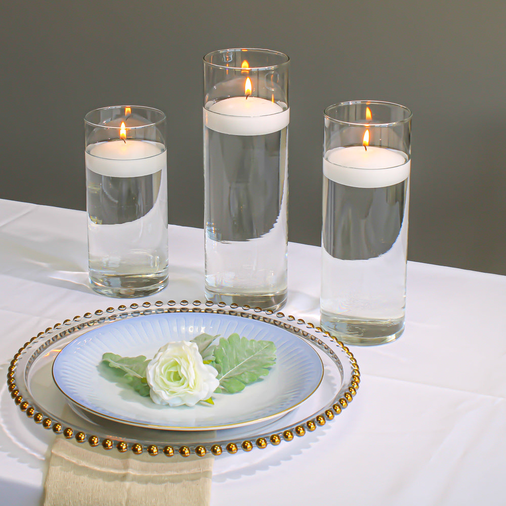 Richland Floating Candles 3" White Set of 24Richland Floating Candles 3" White Set of 24