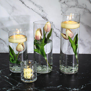 2 of 4: Richland Floating Candles 3" Ivory 