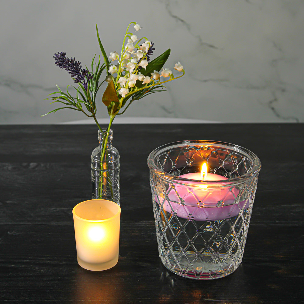 Richland Floating Candles 3" Lavender Set of 12 - view 2