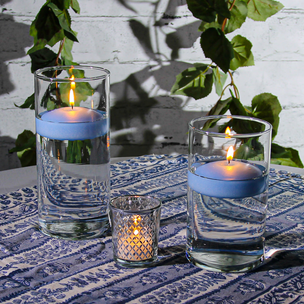 Richland Floating Candles 3" Light Blue Set of 12 - view 2