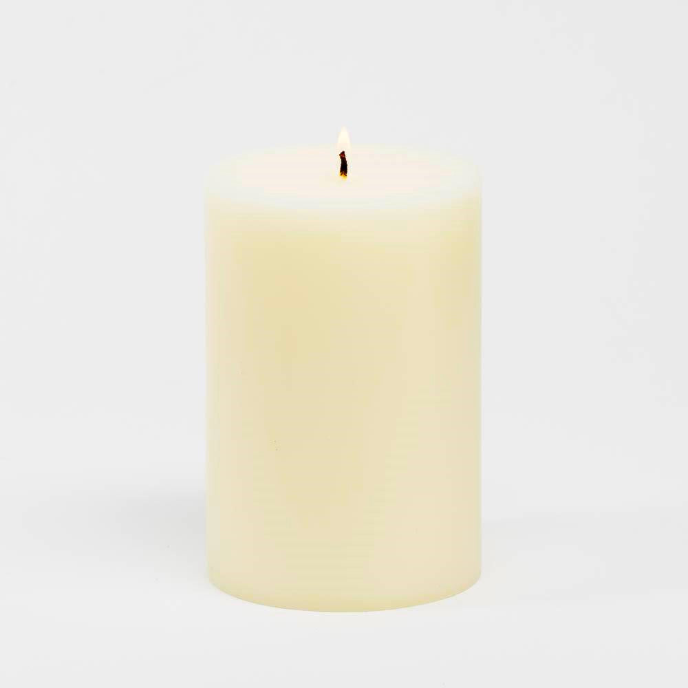 Richland 4" x 6" Ivory Pillar Candle - view 1