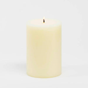 3 of 5: Richland Pillar Candles 4"x6", 4"x9" & 4"x12" Ivory Set of 3