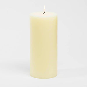 4 of 5: Richland Pillar Candles 4"x6", 4"x9" & 4"x12" Ivory Set of 3