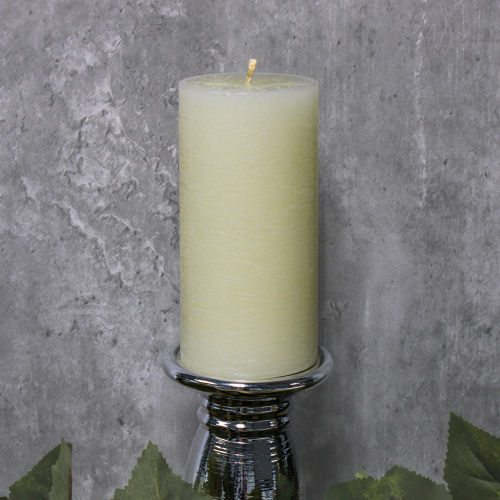 Richland Rustic Pillar Candle 3"x 6" Light Ivory - view 2