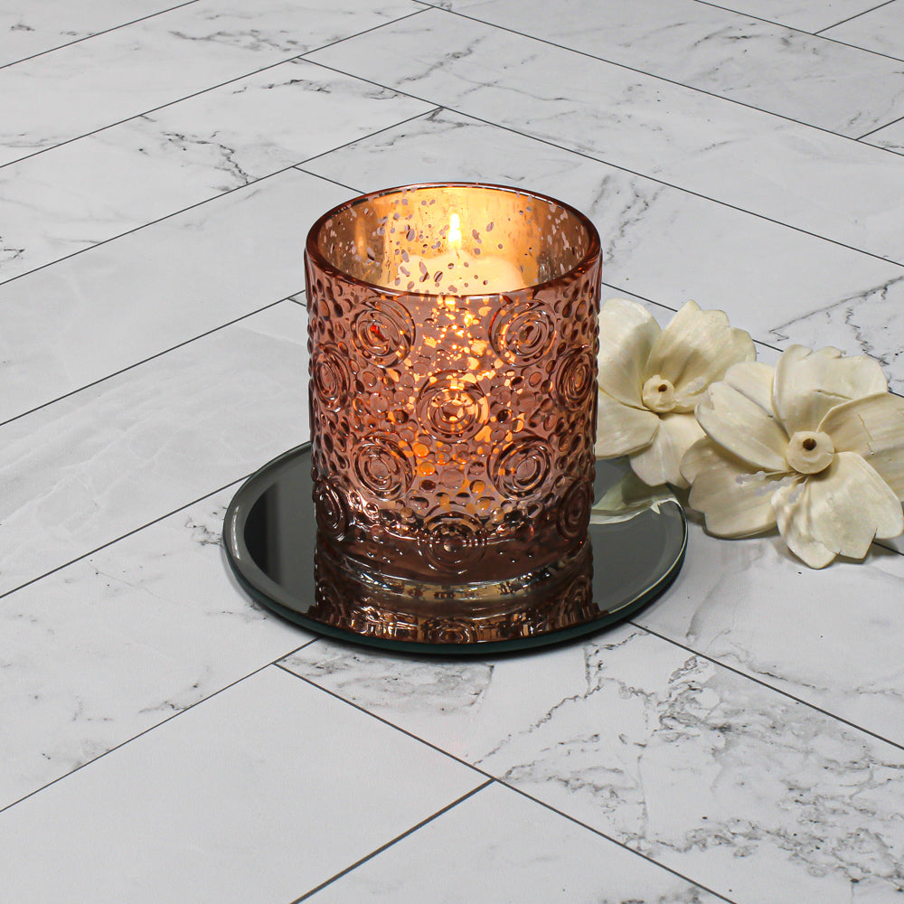 Richland Mercury Candle Holder Nadine Rose Gold