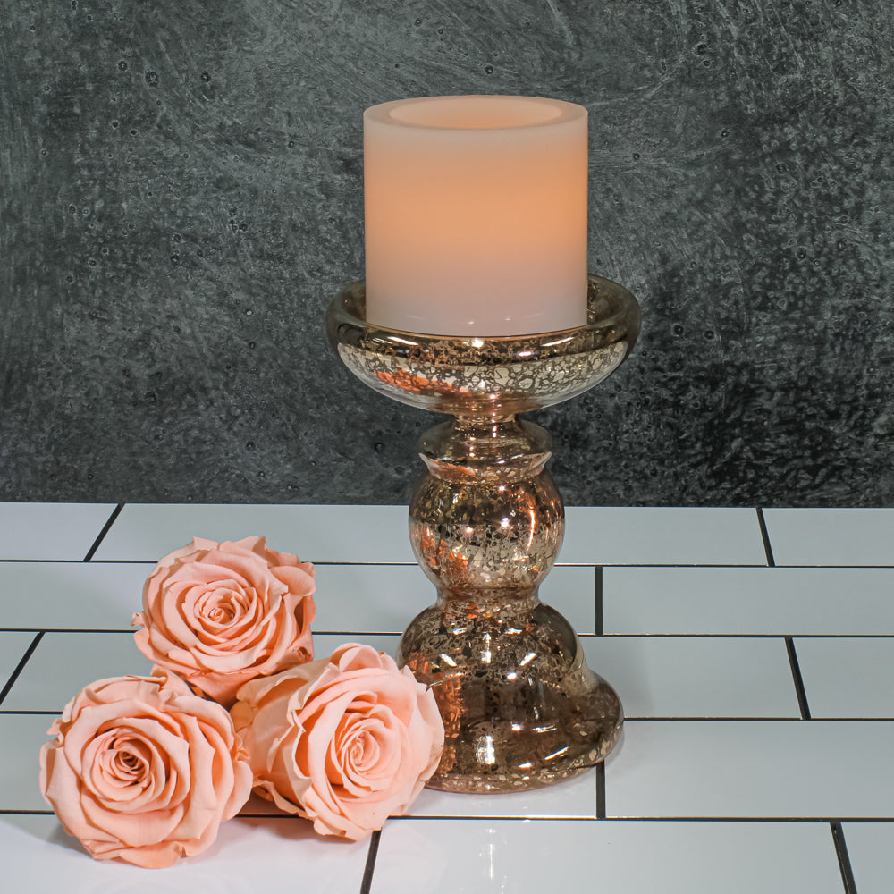 Richland Flameless LED Pillar Candles 3"x3" White Set of 6