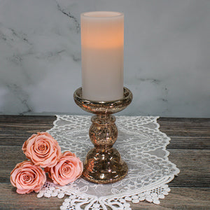 3 of 5: richland flameless led pillar candle 3 x 6 white