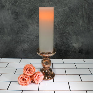 5 of 5: Richland Flameless LED Pillar Candles 3"x9" White Set of 6