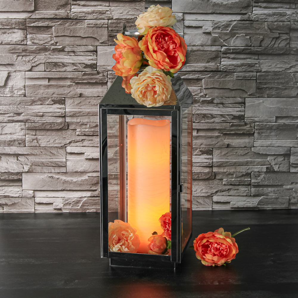 Richland 4" Large LED Pillar Candle with Wavy Top (3 Sizes) - Set of 18 - view 6