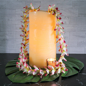 3 of 5: Richland LED Big Pillar Candle Ivory 6in x 12in