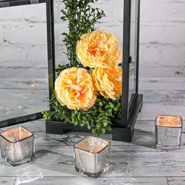Richland Silver Mercury Square Votive Holder Set of 12 - view 3