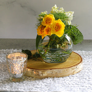 4 of 4: Eastland Bubble Ball Vase 5.5"