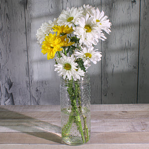 2 of 5: Hobnail Mason Jar Vases 9.25 Inch