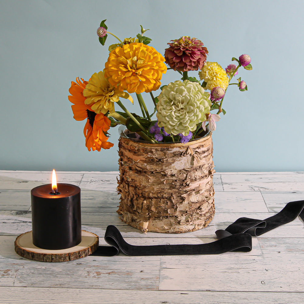 Richland Pillar Candle 3"x3" Black - view 4