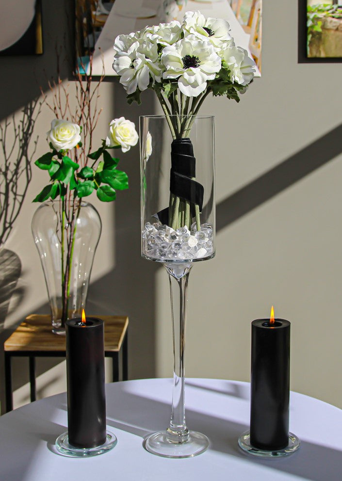 Richland Pillar Candle 3"x9" Black - view 3
