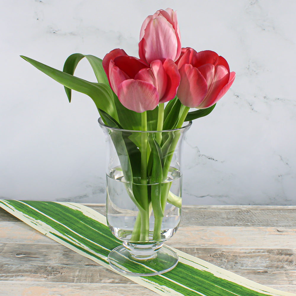 8in hurricane vase candle holder - view 2