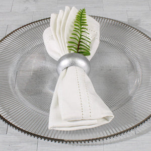 2 of 4: Richland Napkin Ring 2.3" Silver Set of 24